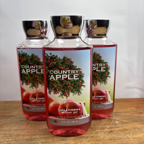 Bath & Body Works Other - Lot of 3 Bath & Body Works Country Apple Shower Gel 10 fl oz new